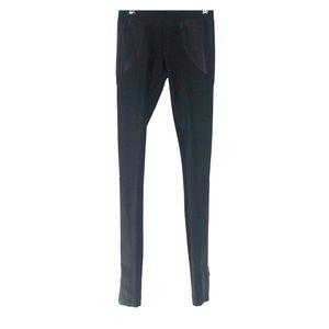 Alexis Nylon Spandex Leather Combo Leggings/pant